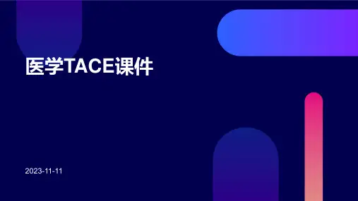 医学TACE课件