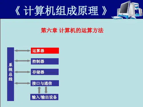 计算机组成原理09-计算机的运算方法04