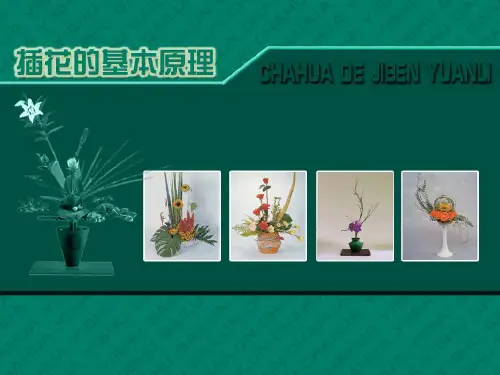 第3章  插花的基本原理