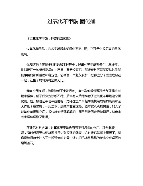 过氧化苯甲酰 固化剂