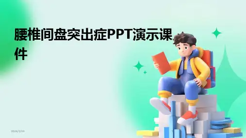 2024年度腰椎间盘突出症PPT演示课件