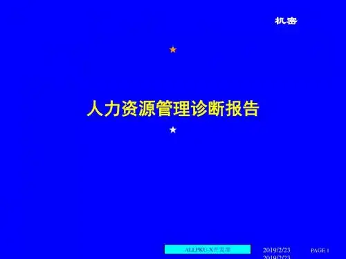 某集团公司房地产开发部人力资源管理诊断报告(PPT 98张)