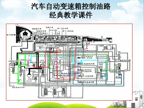 汽车自动变速箱控制油路经典教学课件