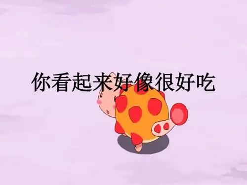 你看起来好像很好吃