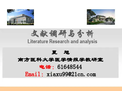 文献调研与分析