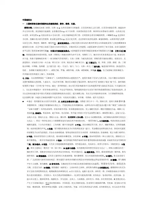 中国建筑史