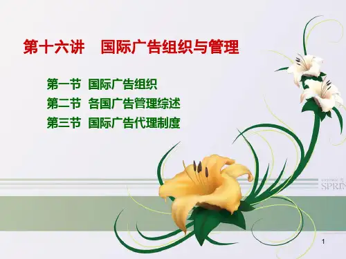 第十六讲国际广告组织与管理.pptx