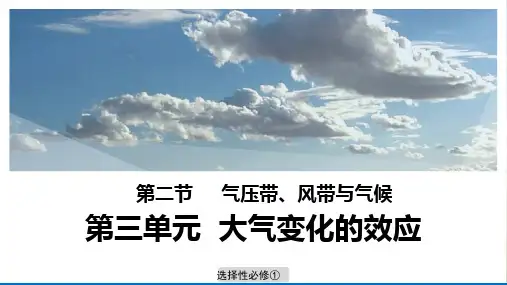 2022-2023学年鲁教版高中地理选择性必修一课件3-2 气压带、风带与气候 (48张)