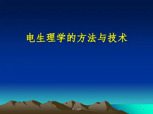 电生理方法与技术