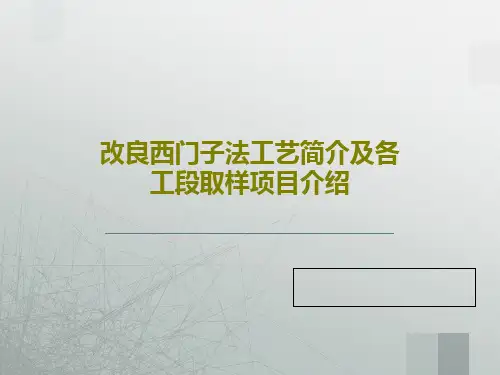 改良西门子法工艺简介及各工段取样项目介绍共42页文档