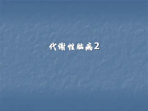 代谢性脑病