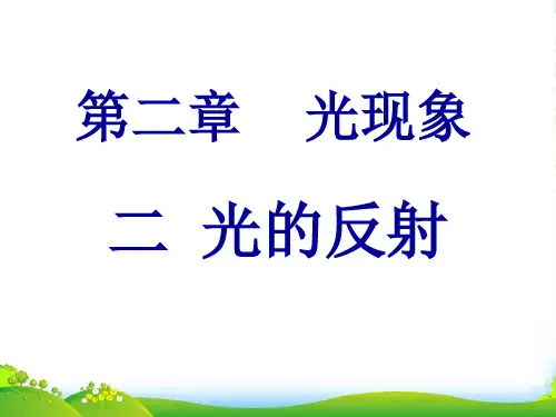 八年级物理上册 第二节光的反射课件 人教新课标