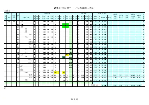 建筑工程工程量计算函数表(基础梁)