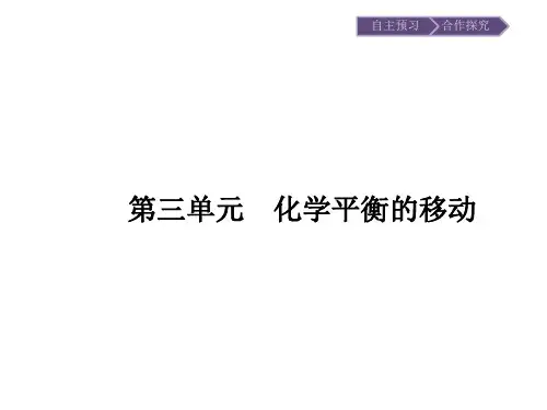高二化学苏教版选修4课件：2.3 化学平衡的移动 