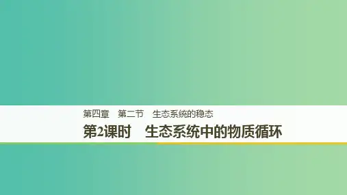 2018-2019版高中生物第四章生态系统的稳态第二节生态系统稳态的维持第2课时课件苏教版必修3 P