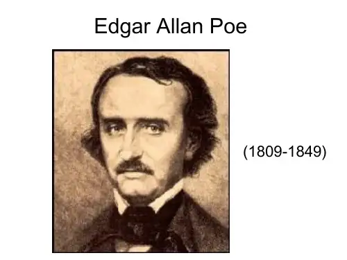 美国文学2 Edgar Allan Poe..
