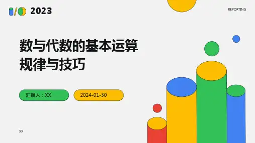 数与代数的基本运算规律与技巧