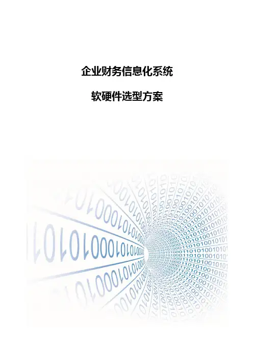企业财务信息化系统软硬件选型方案