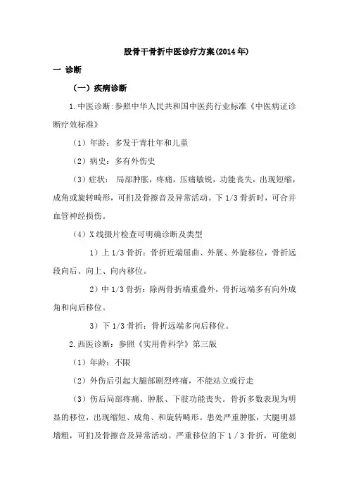 2014股骨干骨折