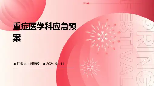 重症医学科应急预案