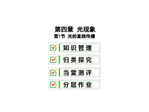 人教版物理光的直线传播精品课件1
