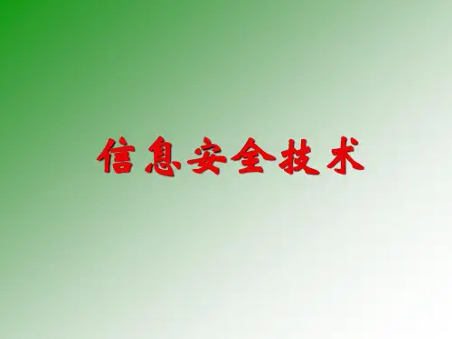 信息安全技术的计算环境概述
