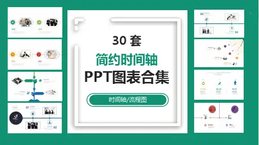 时间轴流程图PPT图表