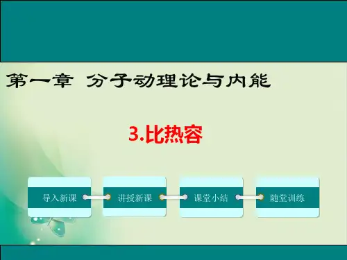 人教教材物理《分子动理论》专家课件1