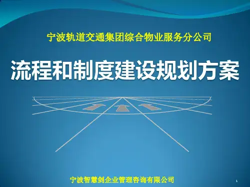 流程和制度化建设方案ppt课件