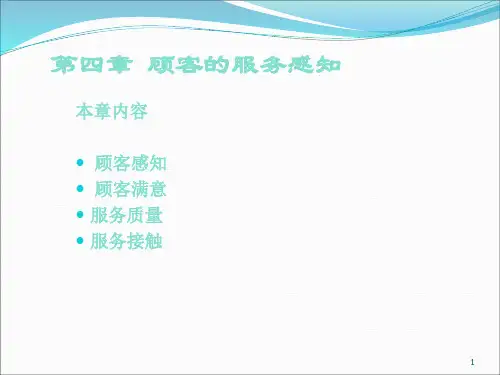 04顾客的服务感知