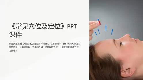 《常见穴位及定位》课件