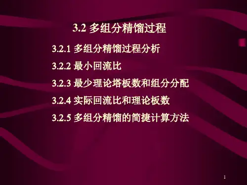 多组分精馏