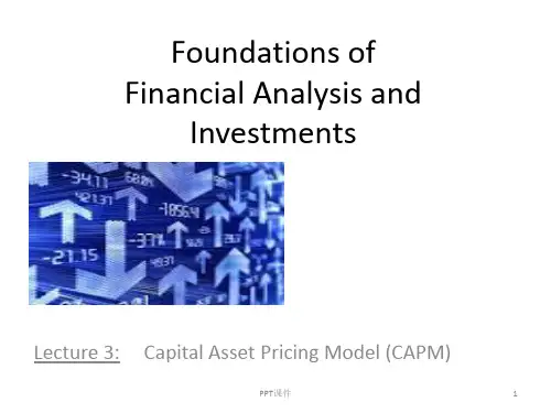 资本资产定价模型(CAPM  ppt课件