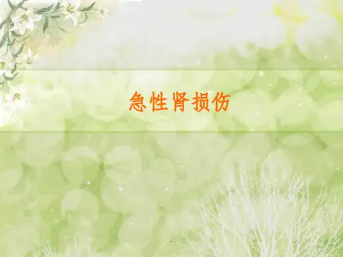 急性肾功能不全
