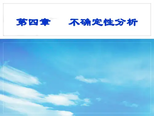 不确定性分析