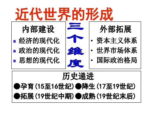 二轮复习：专题9 两种现代化模式的并存(1917-1945)
