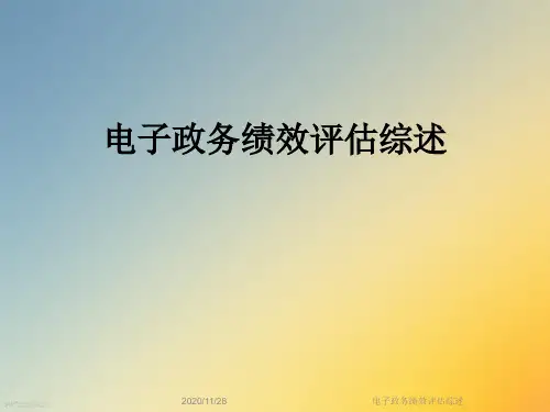 电子政务绩效评估综述