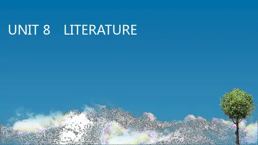 北师大版高中英语选择性必修3 UNIT 8 LITERATURE