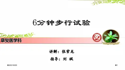 6分钟步行试验