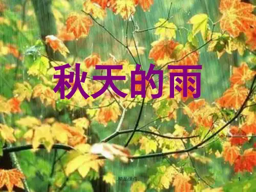 11课《秋天的雨》PPT课件(汇总).ppt
