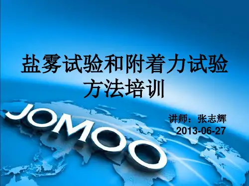 盐雾试验培训