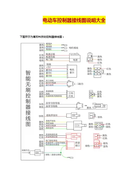 电动车控制器接线图