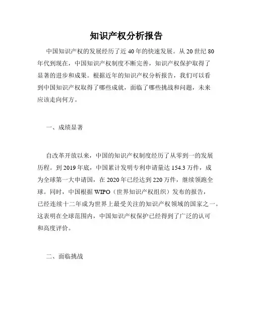 知识产权分析报告