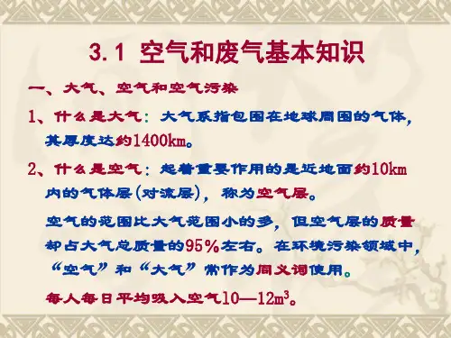 空气和废气监测大气