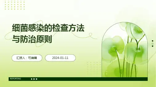 细菌感染的检查方法与防治原则
