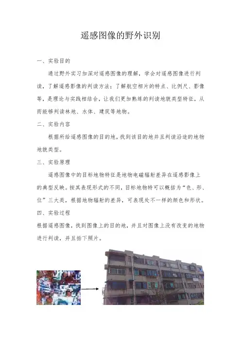 遥感图像的野外识别1