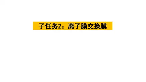 电解主要设备知识—离子交换膜