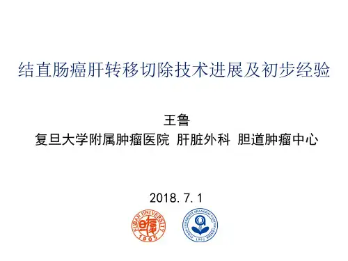 结直肠癌肝转移切除技术进展及初步经验