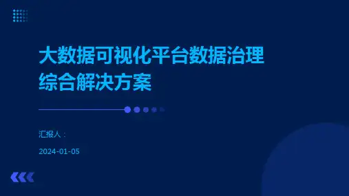 大数据可视化平台数据治理综合解决方案