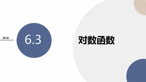 对数函数课件-2022-2023学年高一上学期数学苏教版(2019)必修第一册